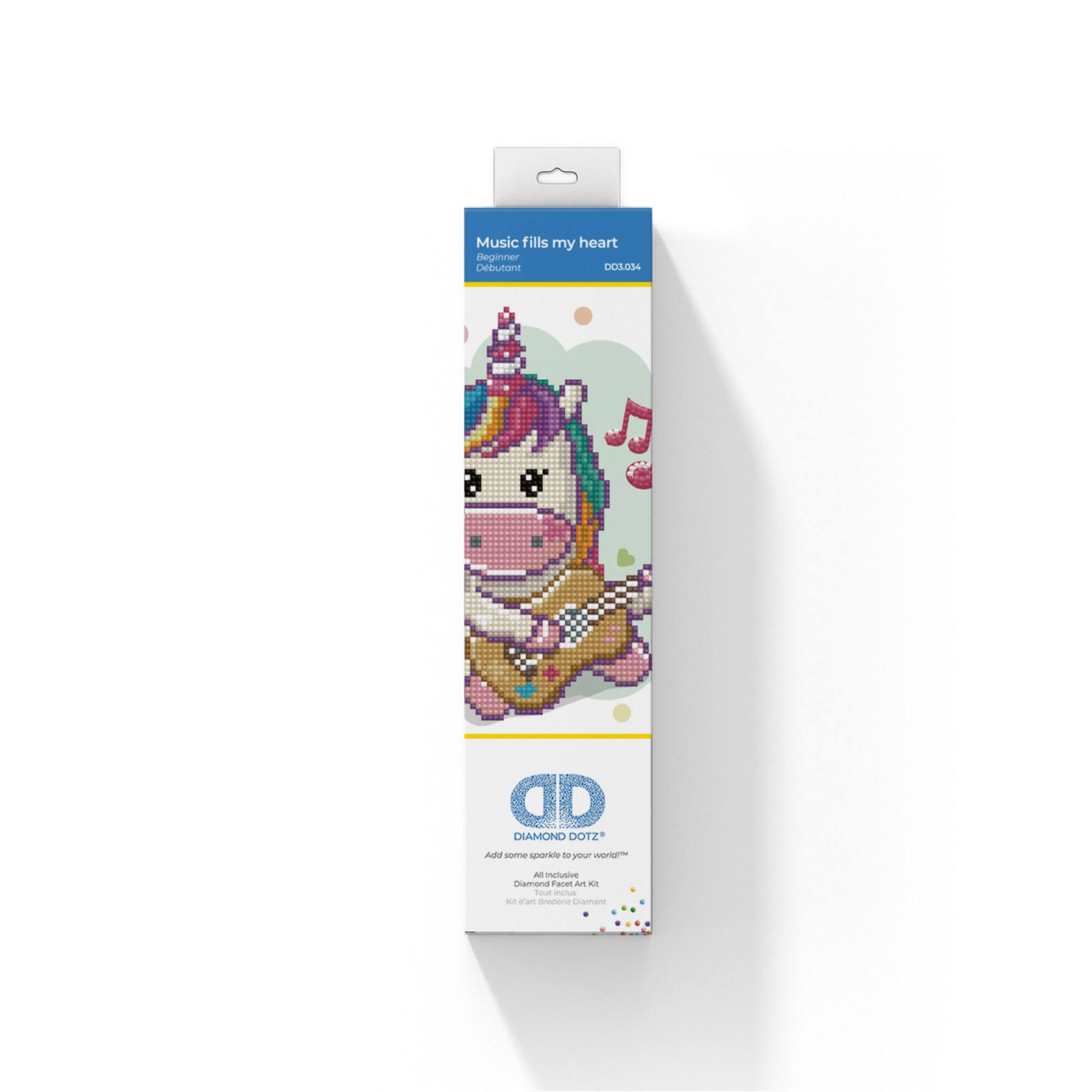 Diamond Dotz® Beginner Music Fills My Heart Diamond Painting Kit